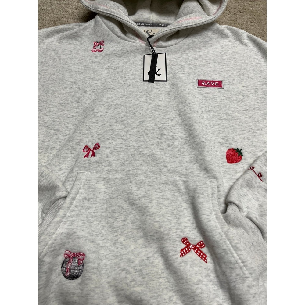Ampersand Avenue Comfort Zone Hoodie - Girly Things women's Size medium - Picture 2 of 4